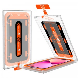 MagicBox True 28° Privacy Screen Protector Compatible with iPhone 13/iPhone 13 pro(6.1″), Anti-spy Tempered Glass，Anti-dust with install tool