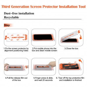 MagicBox True 28° Privacy Screen Protector Compatible with iPhone iPhone 14 Series, Anti-spy Tempered Glass，Anti-dust with install tool