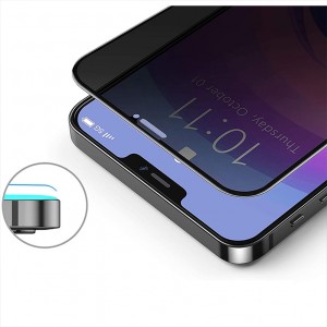 MagicBox True 28° Privacy Screen Protector Compatible with iPhone 12 pro Max(6.7″), Anti-spy Tempered Glass，Anti-dust with install tool