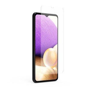 Screen Protector For Samsung Galaxy A32 6.4-Inch 9H Hardness HD Clear Easy Installation Bubble Free Scratch Resistant Tempered Glass