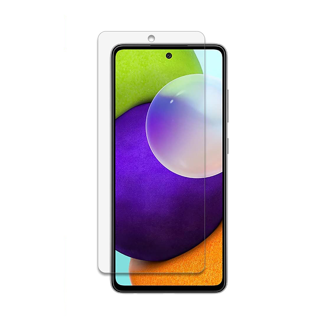 Screen Protector For Samsung Galaxy A52 6.5-Inch 0.2mm Ultra Transparent 9H Hardness Scratch Resistan Tempered Glass Film