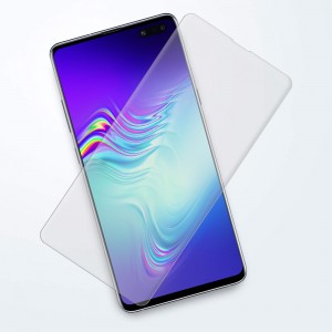 Screen Protector For Samsung Galaxy S10 6.1-Inch Full Edge 3D Curved HD Clear Sensitive Touch UV Liquid Tempered Glass