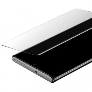 Screen Protector For Samsung Galaxy S20 Ultra 6.9-Inch 0.25mm Ultra Clear Fingerprint Unlock Anti-Scratch Full Coverage Tempered Glass