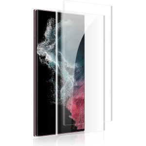 3D Curved For Samsung Galaxy S22 Ultra 6.8-inch Screen Protector Full Coverage HD Clear Anti Scratch UV Liquid Tempered Glass