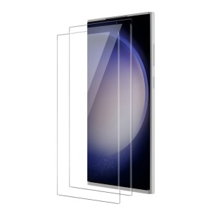 For Samsung Galaxy S23 Ultra 6.8-inch Screen Protector 3D Curved Full Coverage HD Clear Bubble Free UV Liquid Tempered Glass