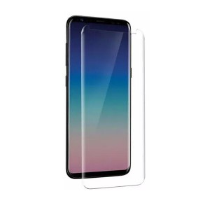 Samsung Galaxy S8 5.8-inch Screen Protector Full Edge 3D Curved 9H Scratch-Resistant HD Clear UV Liquid Tempered Glass
