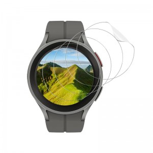 Screen Protector For Samsung Galaxy Watch 5 Pro 45mm Anti-Bubble HD Clear Full Coverage Soft TPU Film