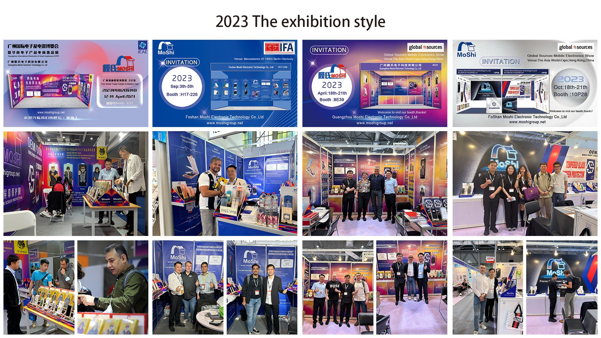 Moshi Electronics Exhibitions