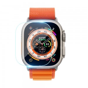 For Apple Watch Ultra 49mm Screen Protector Tempered Glass Film 9H Hardness Anti-Scratch HD Waterproof Free Bubble for Watch Ultra 49mm