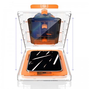 VEMOSUN for iPhone 14 Pro Screen Protector Tempered Glass with Easy Auto- Align Install Kit