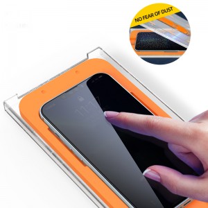 VEMOSUN for iPhone 14 Pro Screen Protector Tempered Glass with Easy Auto- Align Install Kit