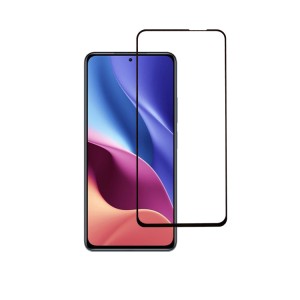 3D Resin Carving Silk Screen Print Full Glue Tempered Glass Screen Protector for Xiaomi Redmi K40