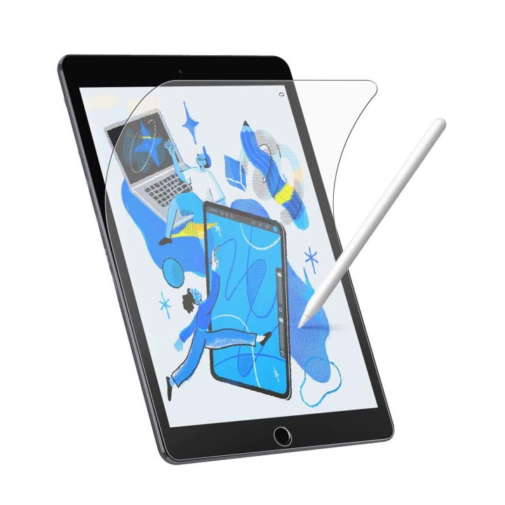 PaperLike Screen Protector For iPad (10.2-Inch 2020) Write Draw and Sketch Like on Paper Anti Glare Scratch Resistant Matte Screen Protector