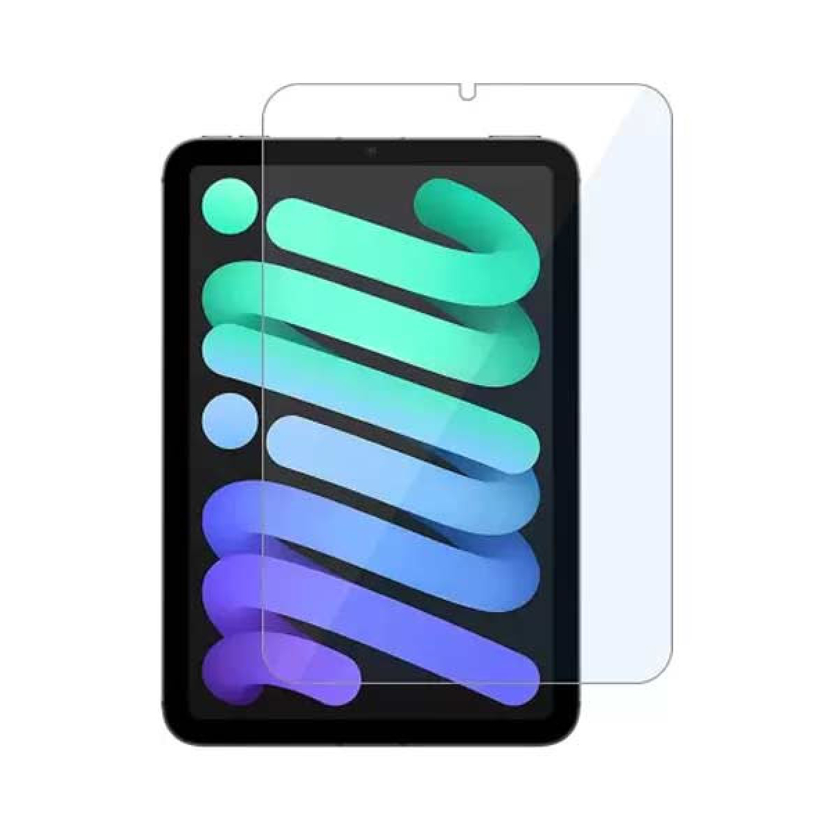 For iPad Mini 6 8.3 Inch 2021 Tempered Glass Screen Protector 2.5D Edge Ultra Clear Transparency, Anti-Scratches