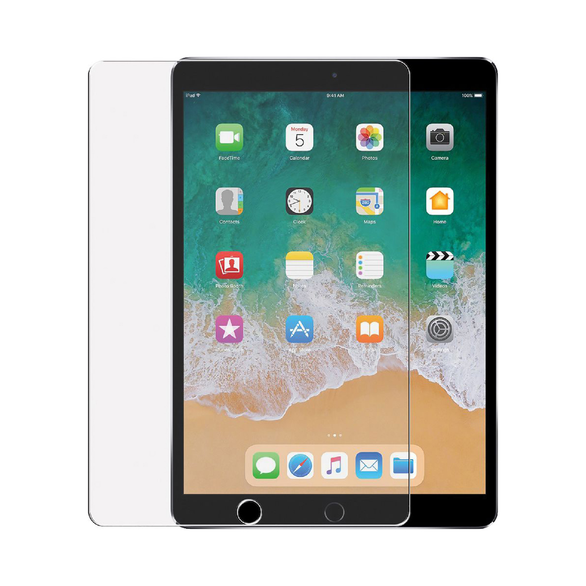 Screen Protector For iPad Pro 10.5 (2017) Tempered Glass 9H Hardness Ultra Clear Anti Scratch Smudge Resistant