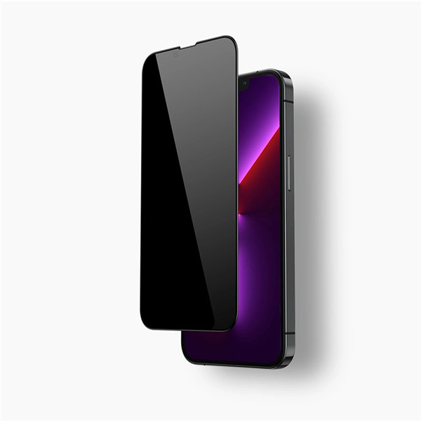 Tempered glass iPhone13mini privacy full coverage screen protector，case friendly bubble free,Anti-peep