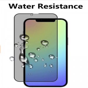 Silk printing screen protector for iPhone 13 pro max(6.7) ,tempered glass privacy film with 13pro max