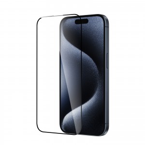 VEMOSUN 2.5D 9H Tempered Glass Screen Protector For IPhone 15 6.1 Inch Screen Protector