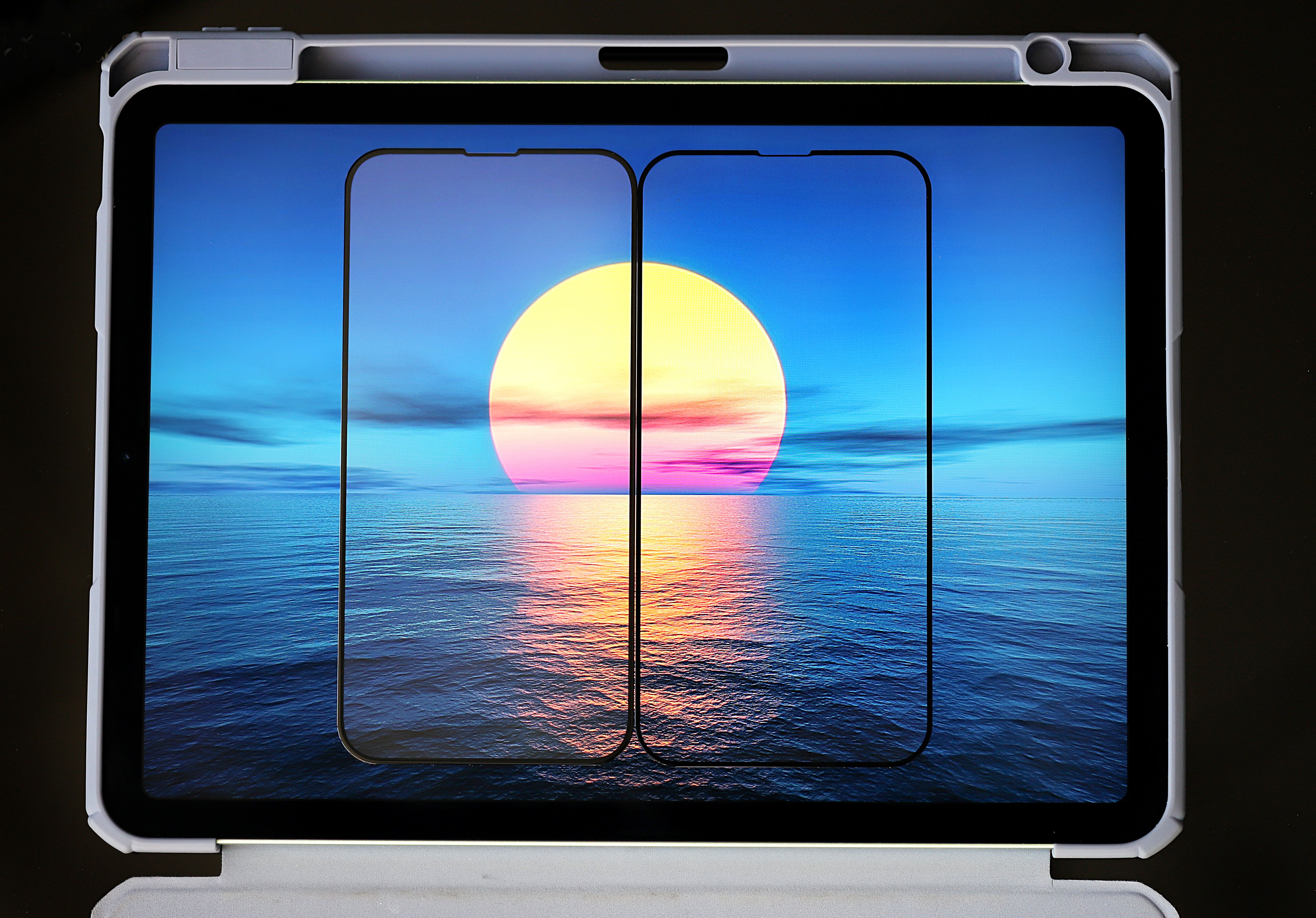 AR Technology Anti-reflection Silk-print Tempered Glass Screen Protector