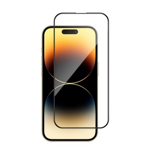 2.5D Full Cover Double Reinforced Tempered Glass Anti-Scratch Screen Protector For Iphone 15 Pro