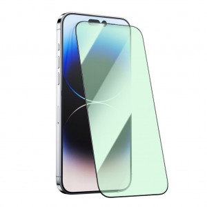 iPhone 15 Pro Max Green-Ray Protection For Eyes Screen Protector Blue Light Eye Protection Anti Blue Light Film