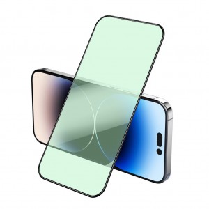 iPhone 15 Pro Max Green-Ray Protection For Eyes Screen Protector Blue Light Eye Protection Anti Blue Light Film