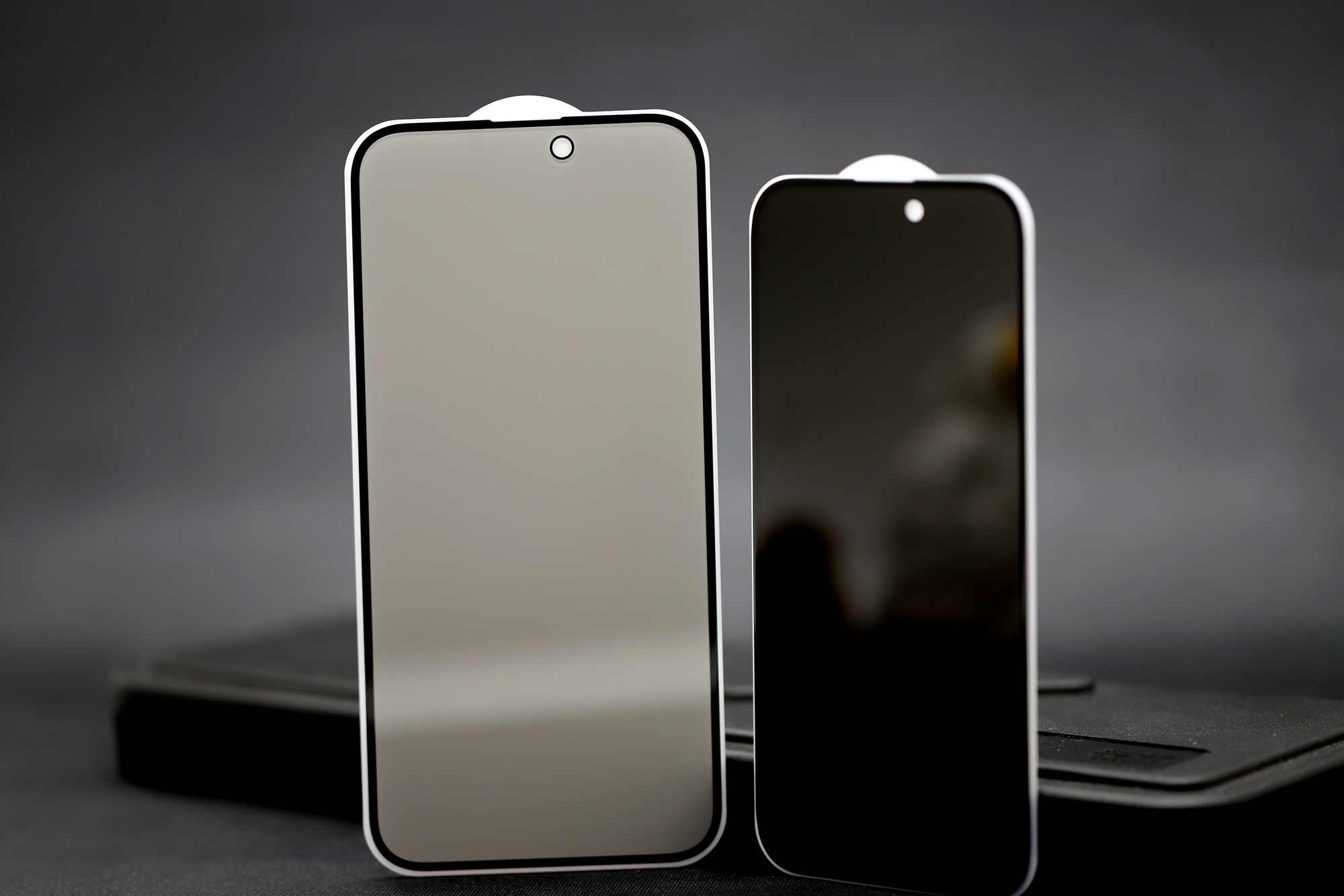 How do I hide my iPhone screen from others?