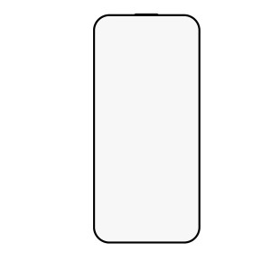 AR Technology Anti-reflection Silk-print Tempered Glass Screen Protector For iPhone 15 6.1 Inch