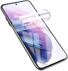 Samsung Galaxy S21 Plus 3D Curved Tempered Glass Full Cover Soft Yellow TPU Film Hydrogel Screen Protector For Samsung Galaxy S21 Plus