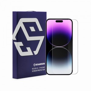 Factory Price 2.5D 9H Clear Tempered Glass Screen Protector for iPhone 14 Pro